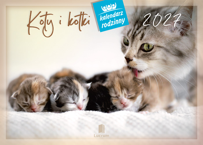 Kalendarz rodzinny KOTY I KOTKI LUCRUM WL09